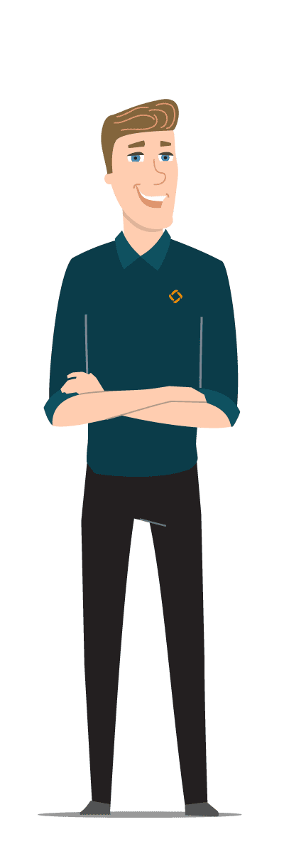 The Vancouver Medicare Advisor website character Julian Chambers discussing Questions to be advised on.